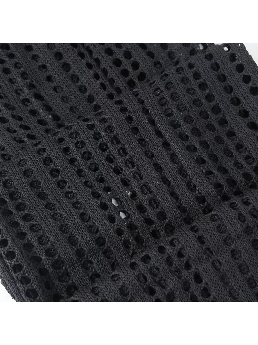 Sun-Kissed Chic Knitted Suspender Beach Dress