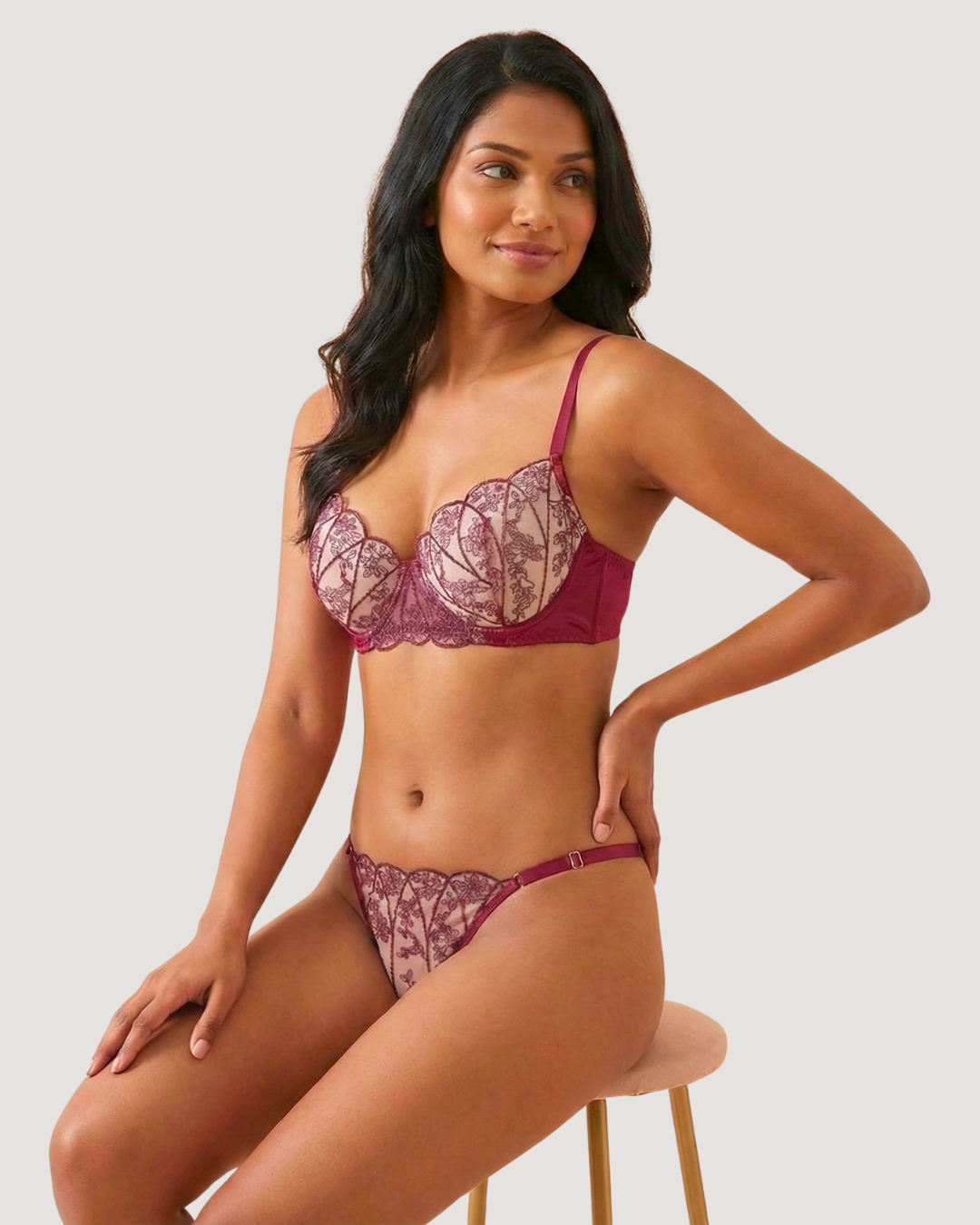 Amara Balconette Bra and Panty Set