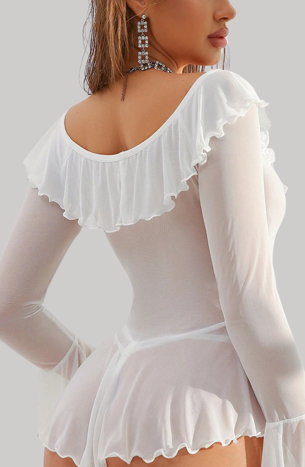 Bare Whisper Sheer Lingerie Set