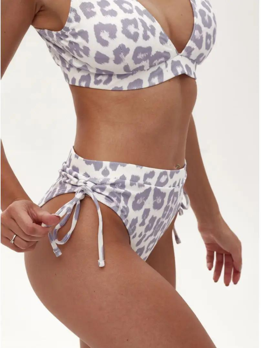 Blue Lagoon Knot High Waist Bikini