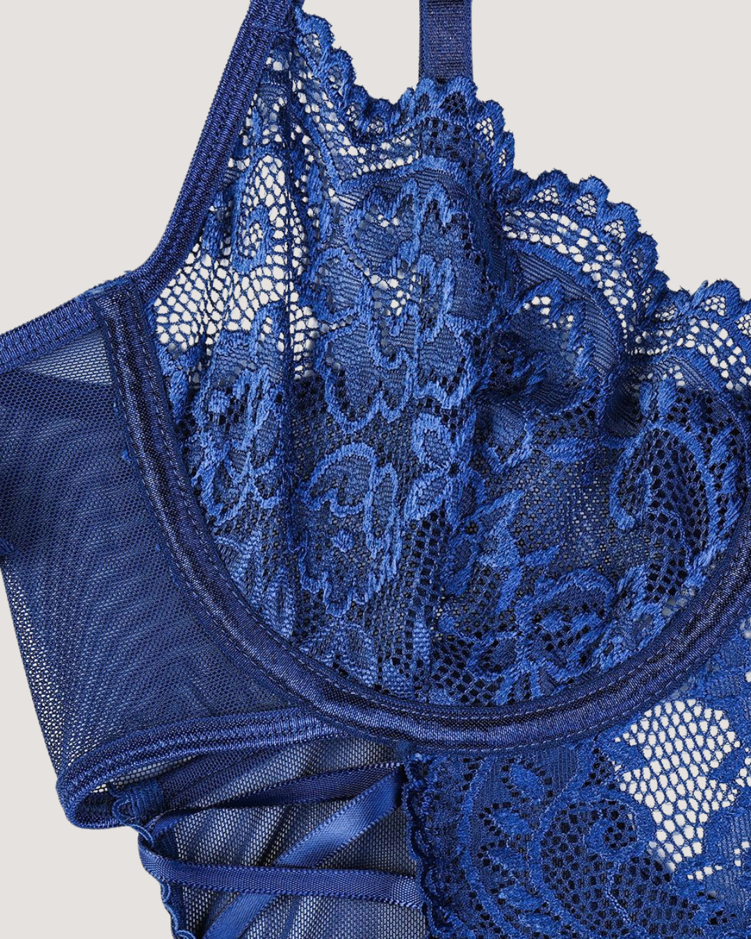 Midnight Royalty Lace Bodysuit