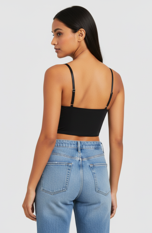 Diamond Dazzle Fishbone Corset Top