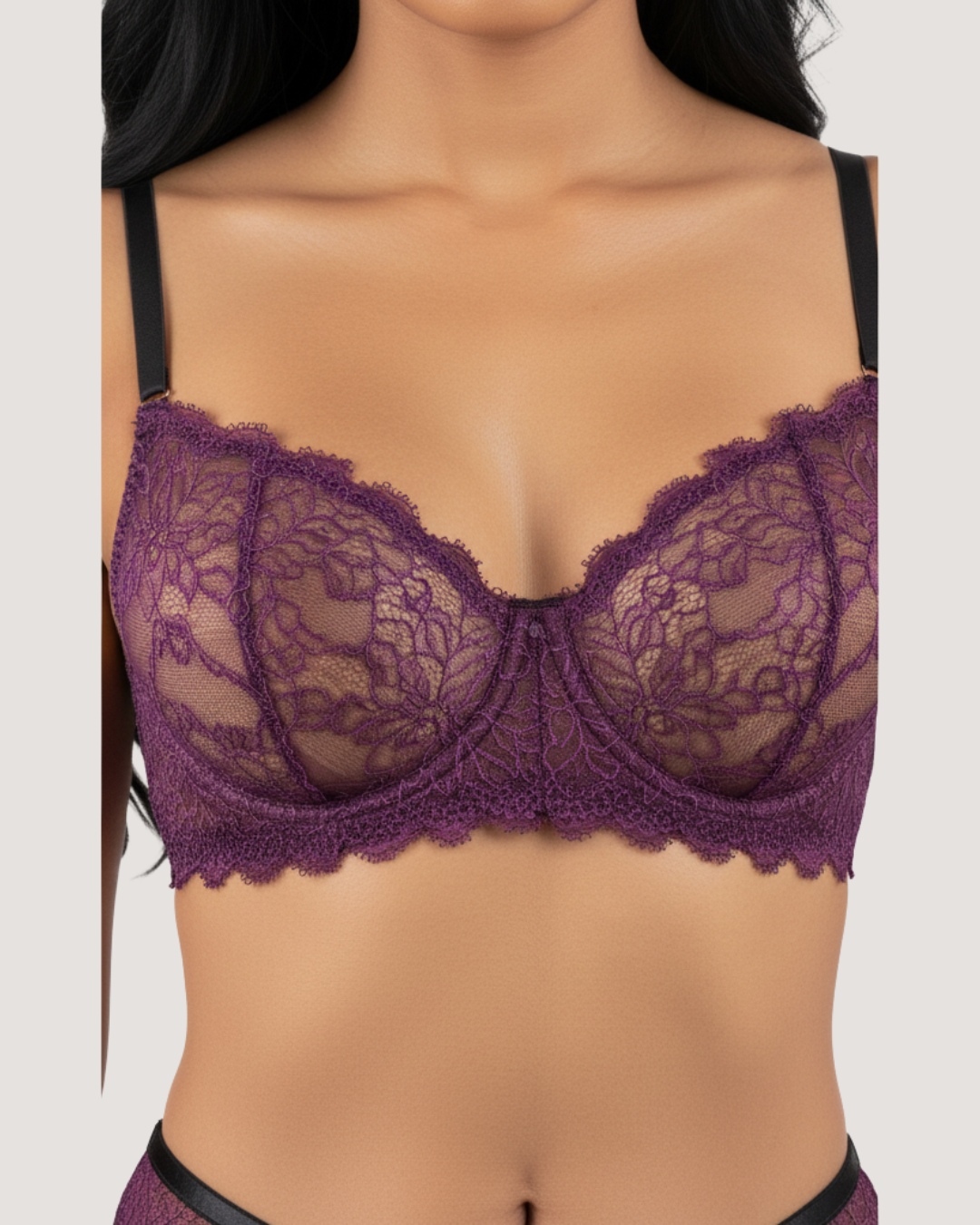 Divine Lace Affair 3-Piece Lingerie Set