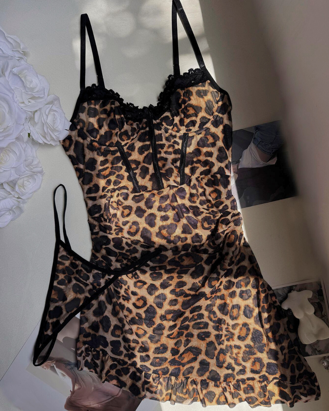 Frill Kiss Jungle Tease Babydoll Dress