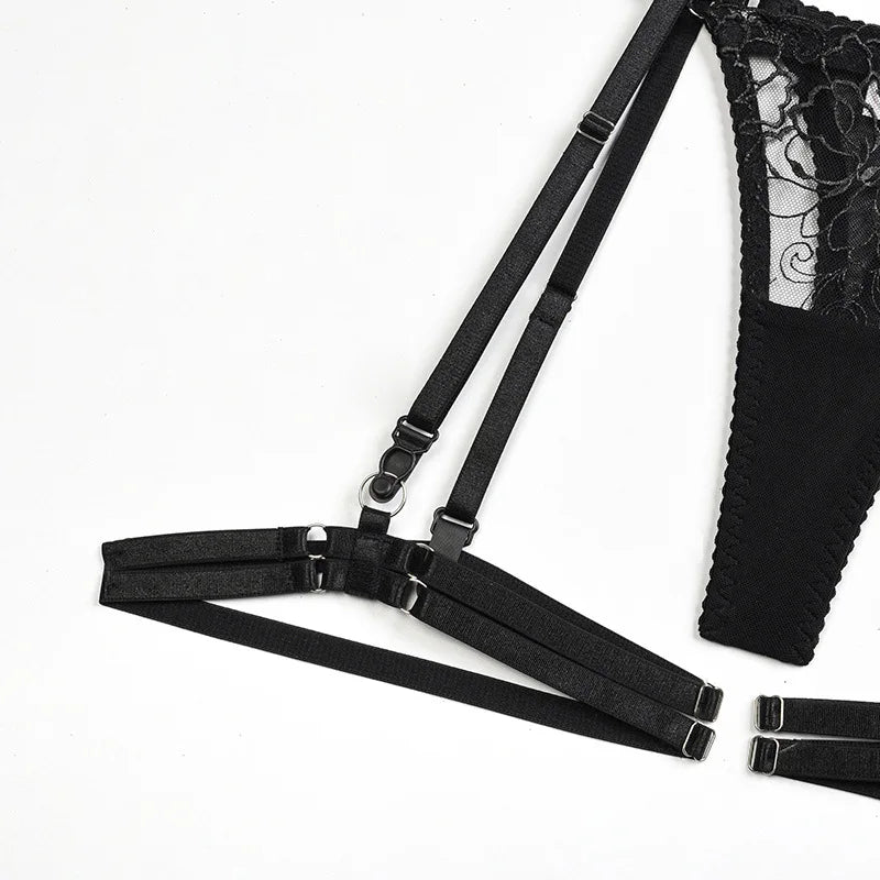 Garden of Seduction 5-Piece Lingerie Set