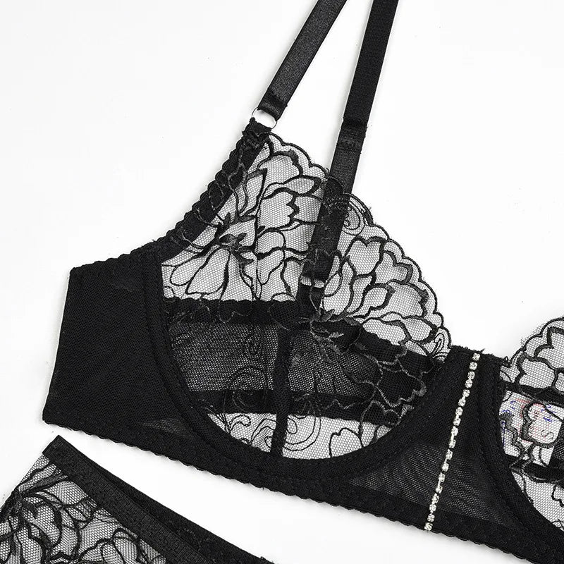 Garden of Seduction 5-Piece Lingerie Set