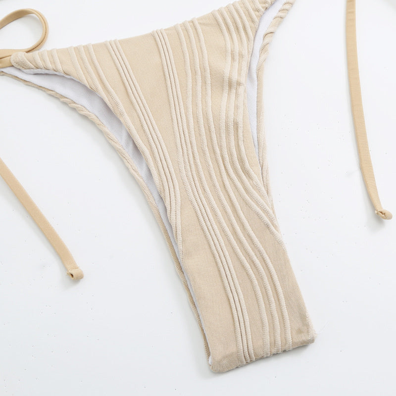 Seaside Chic Ribbed Two Piece Bikini