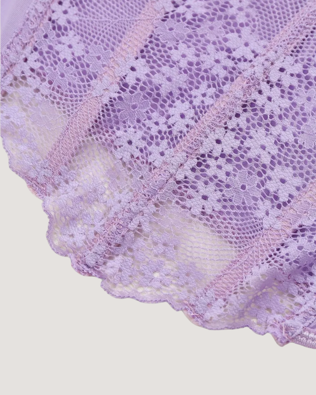 Lace Delight Ribbon Mesh Corset Top