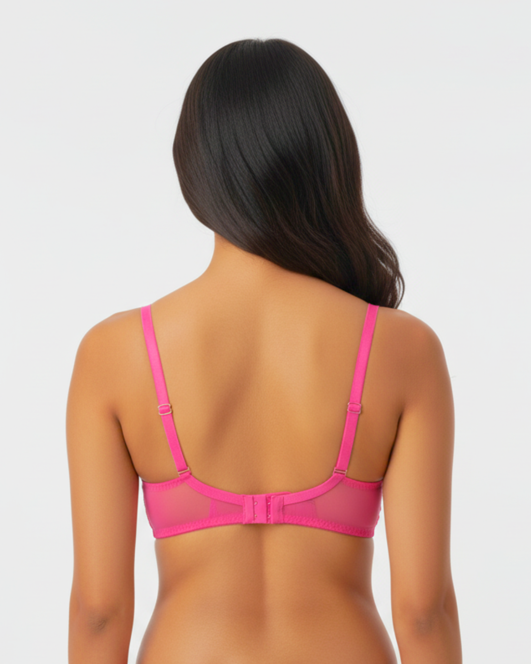 Lace Garden Mesh Embroidery Bra and Panty Set