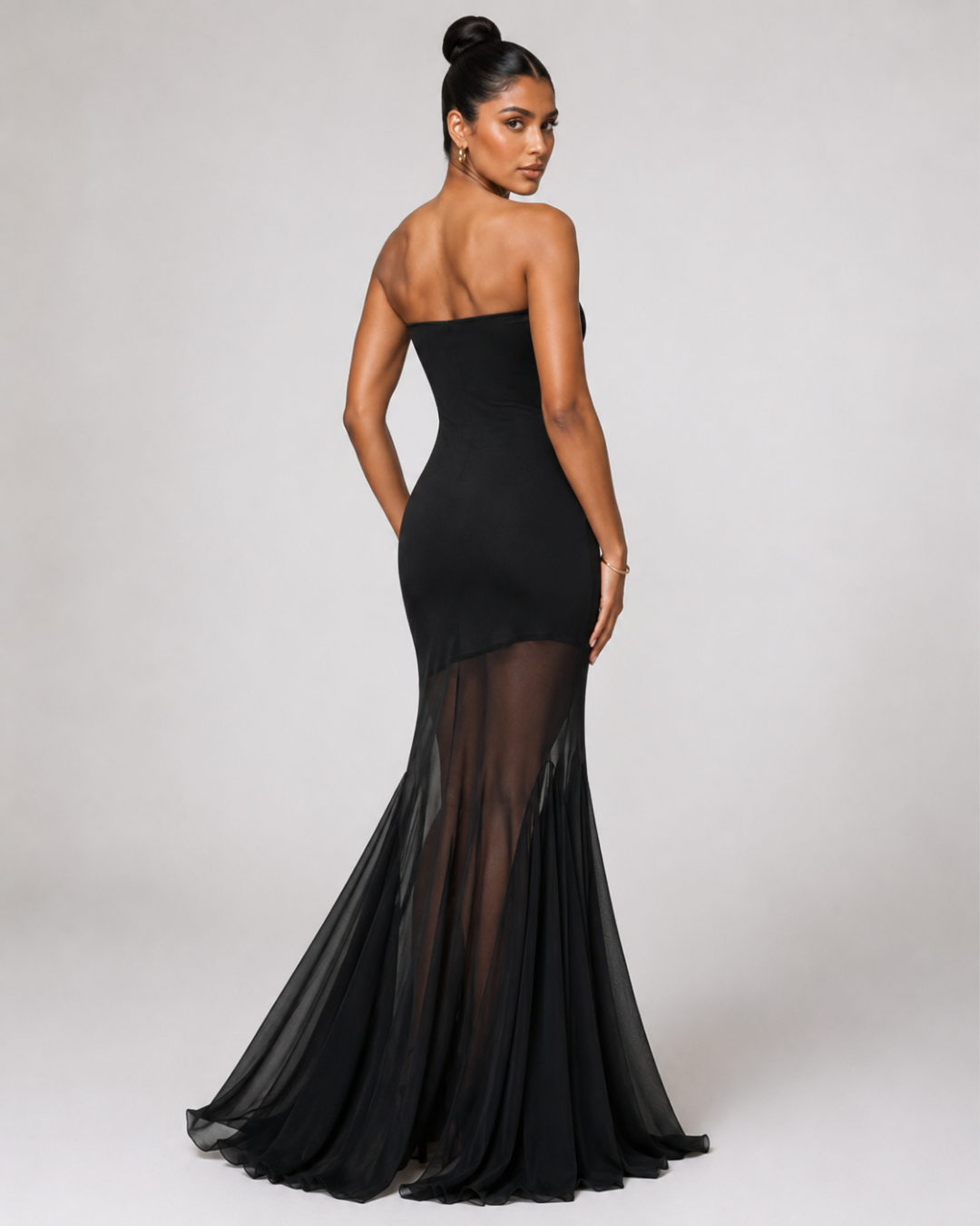 Maëlys Strapless Illusion Dress
