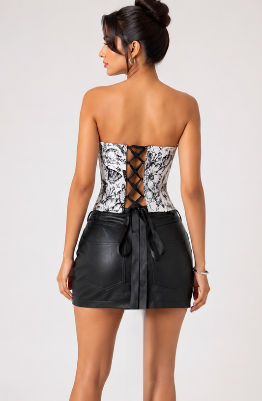 Margot Toile-Sculpt Corset Top
