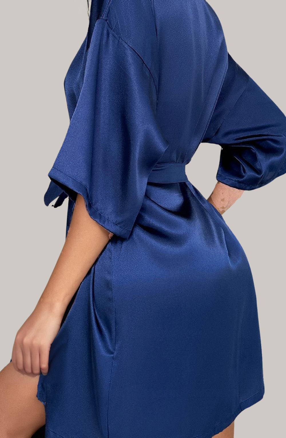 Midnight Whisper Pure Silk Robe