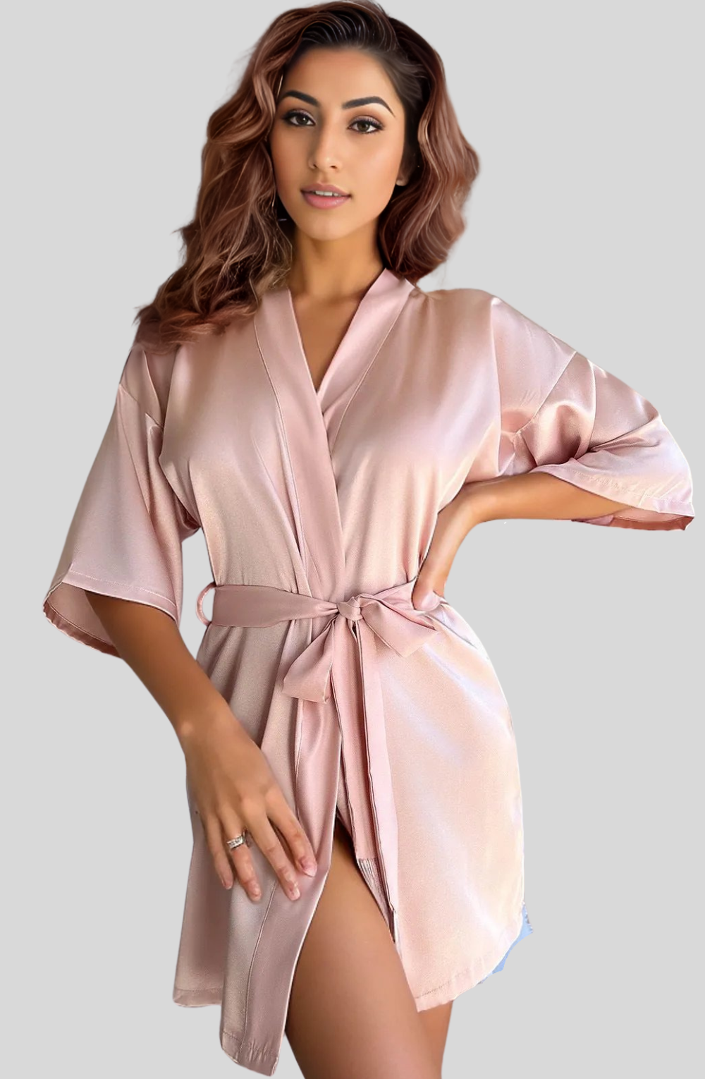 Midnight Whisper Pure Silk Robe