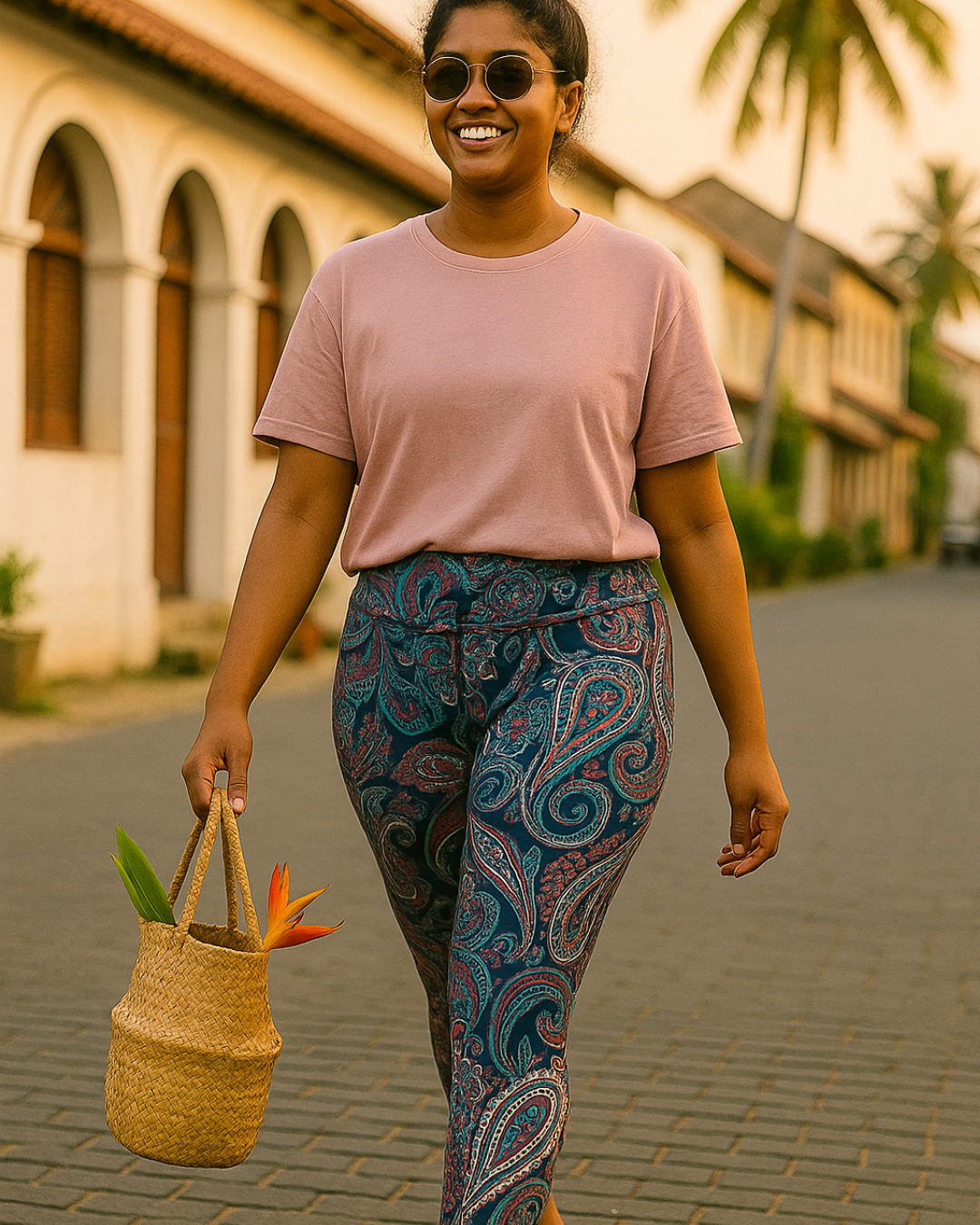 MotionMuse Printed Yoga Pant