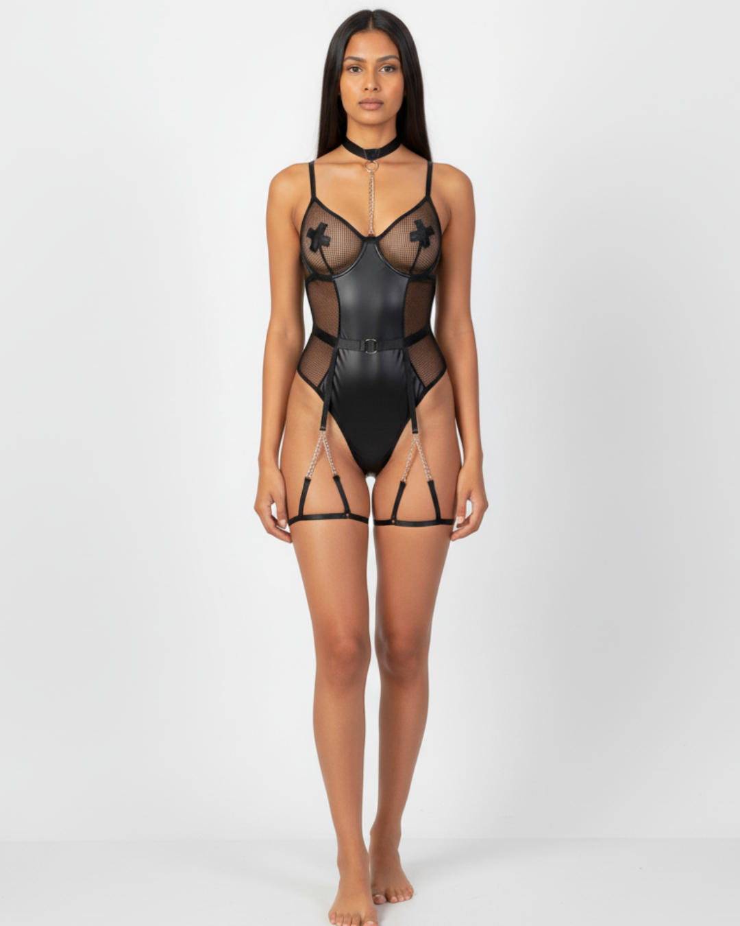 Night Command Cage Bodysuit