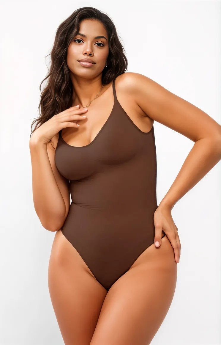 Deep Backless Bodysuit Shaper
