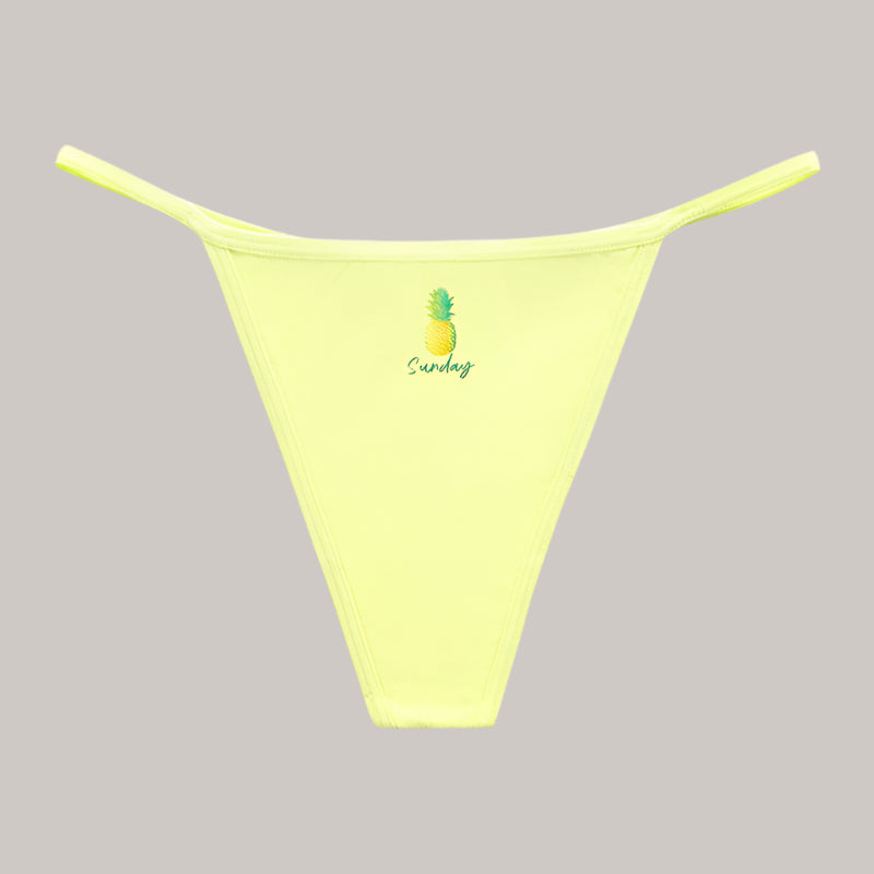 Fruit Fiesta 7-Day Cotton Thong