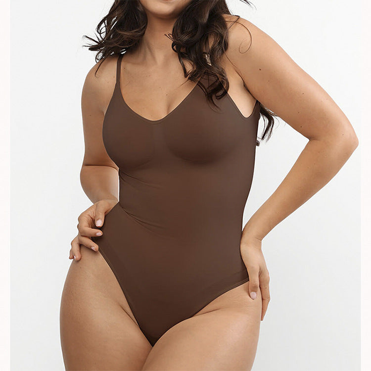 Deep Backless Bodysuit Shaper