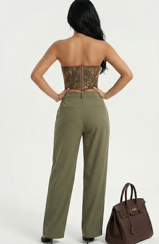 Pearl Bloom Lace Corset