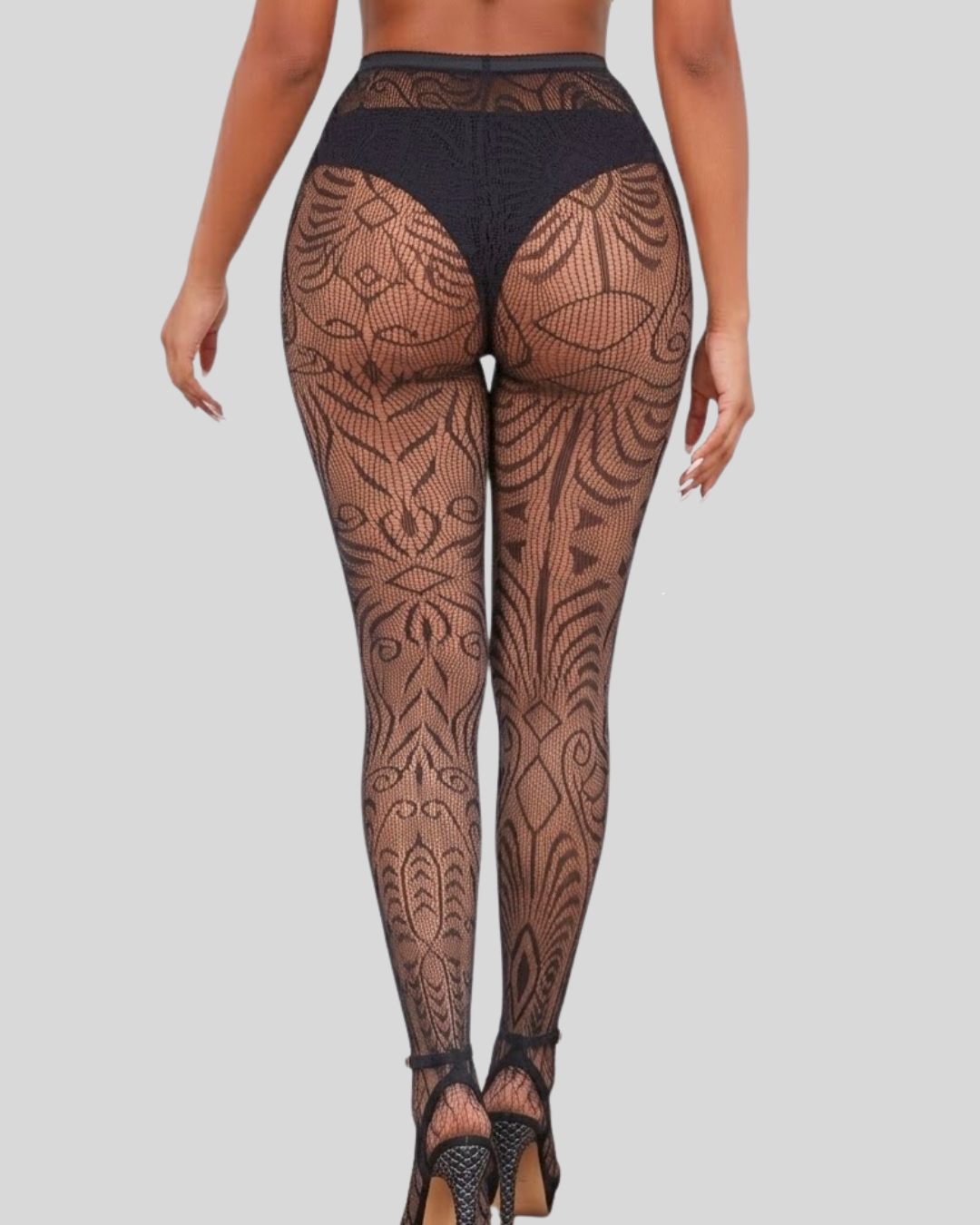 Royal Filigree Fishnet Stockings
