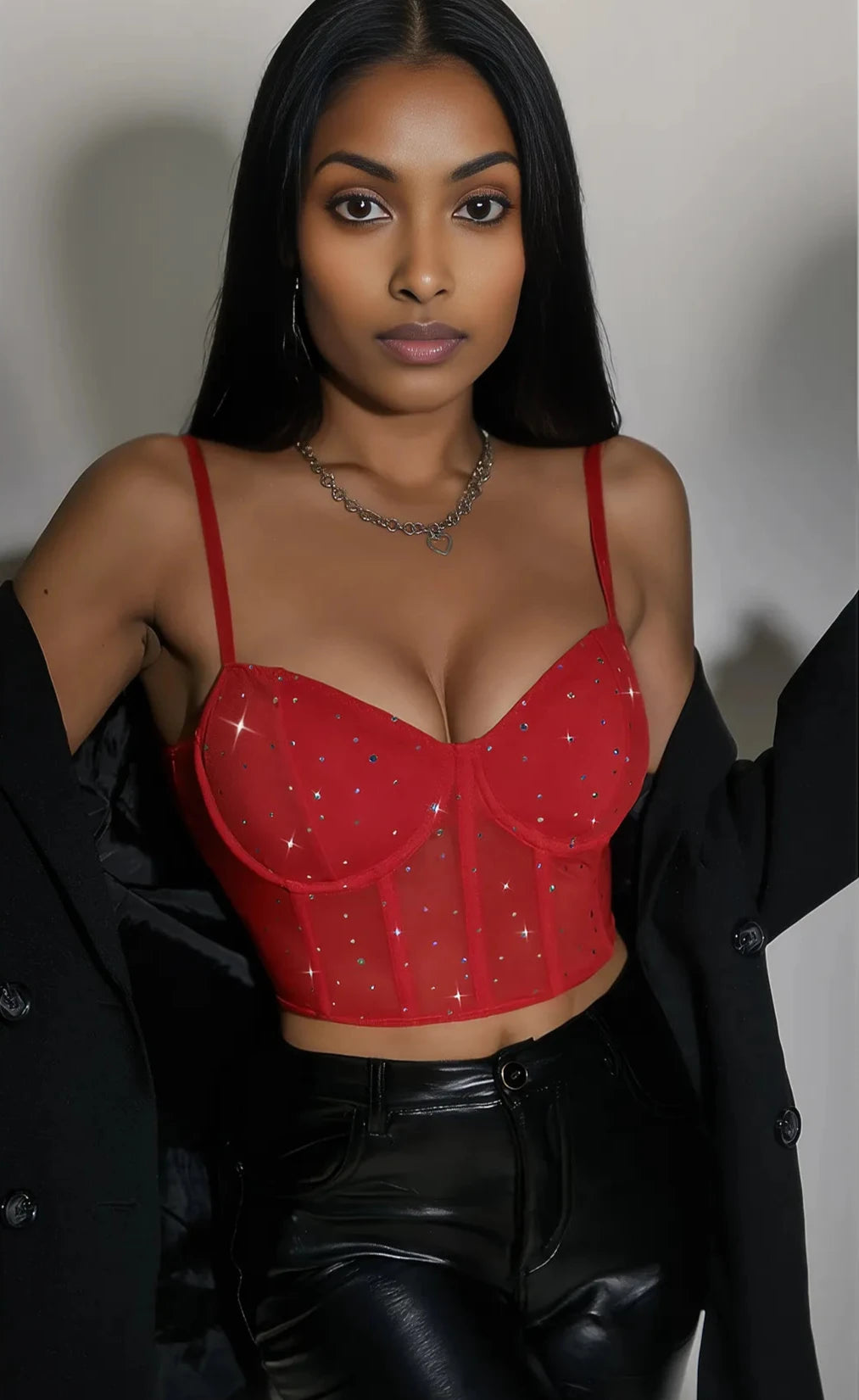 Baring It All Corset Tank Top