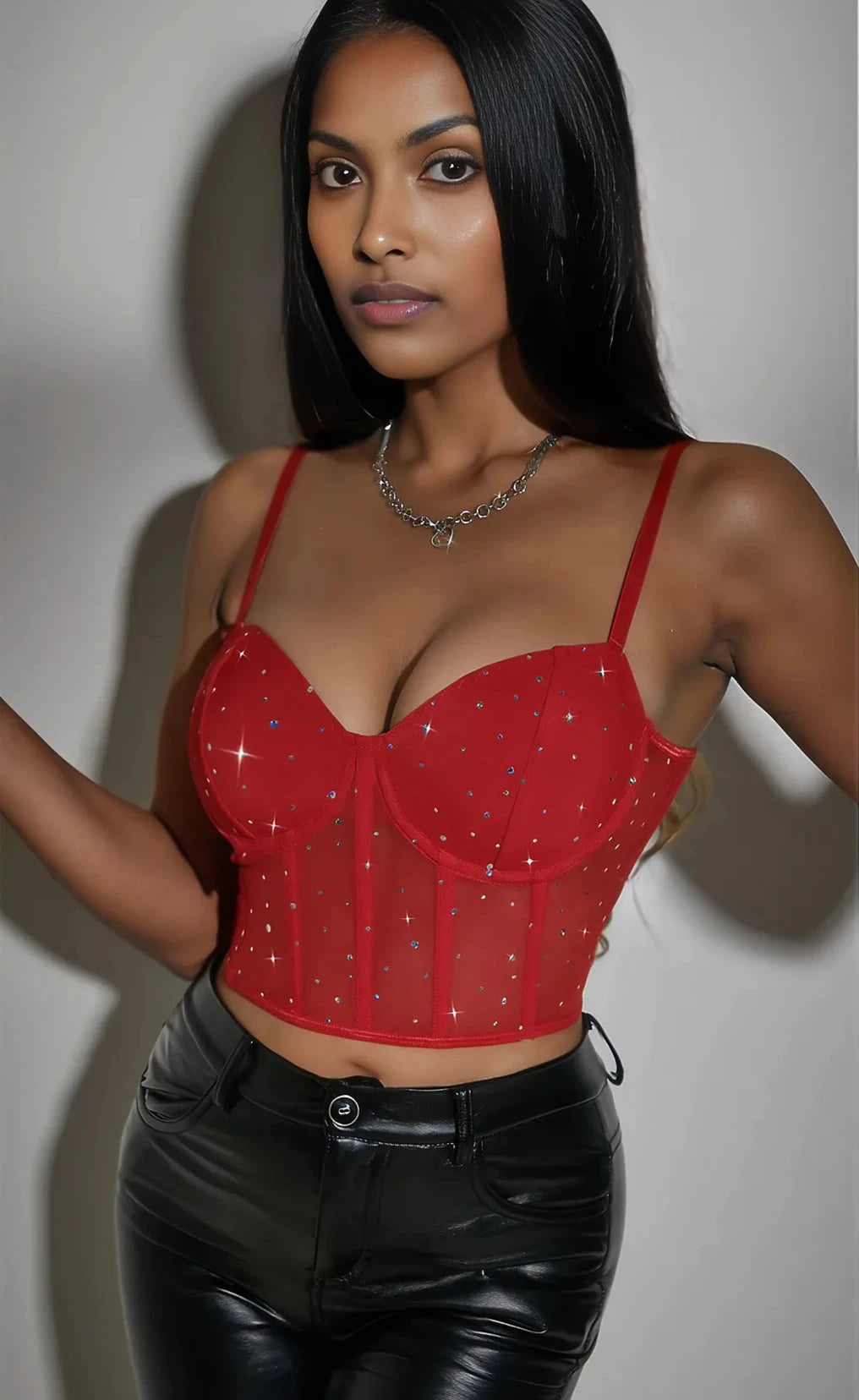 Baring It All Corset Tank Top