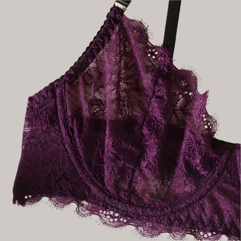 Divine Lace Affair 3-Piece Lingerie Set