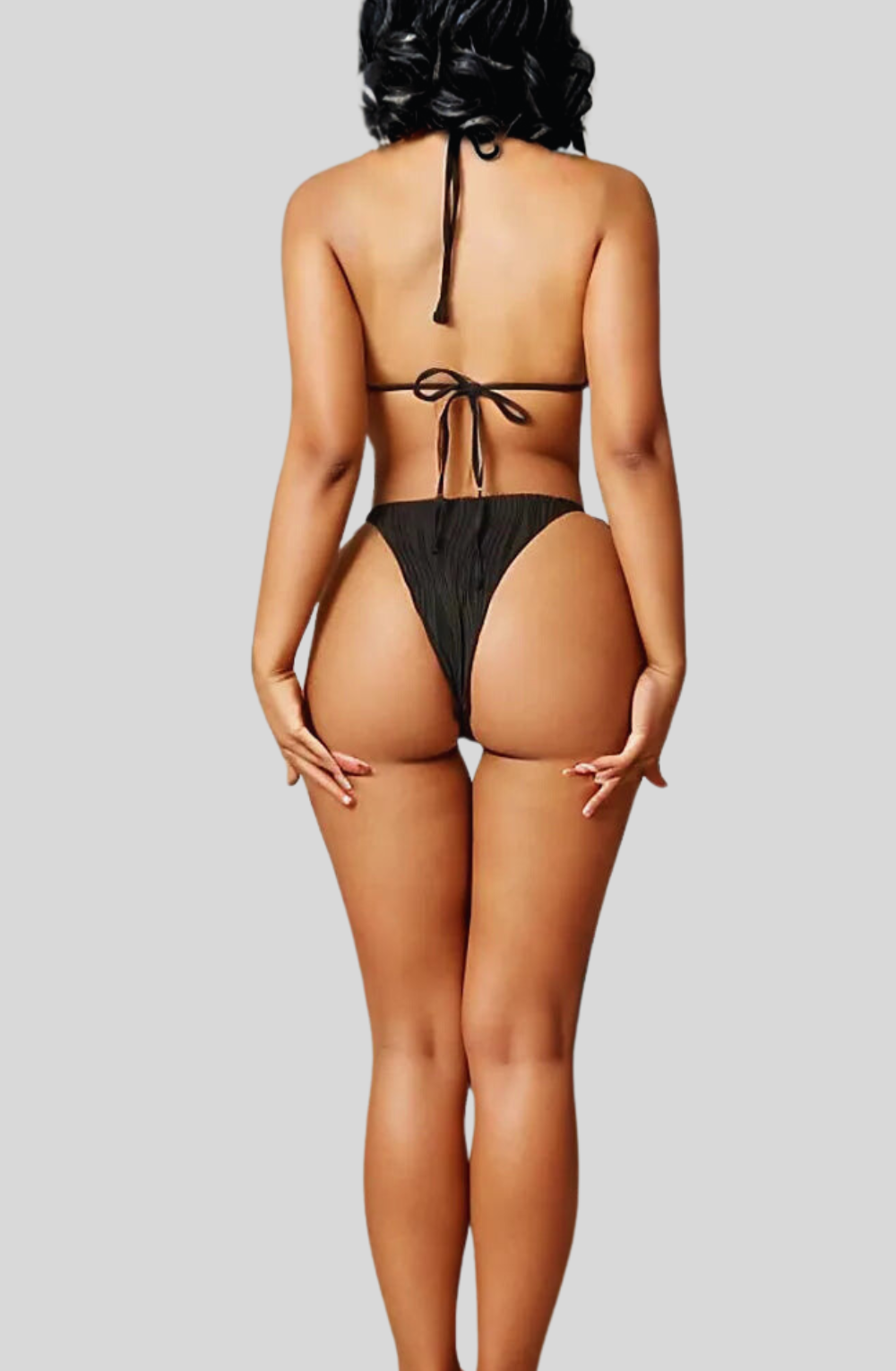 Seaside Chic Ribbed Two Piece Bikini