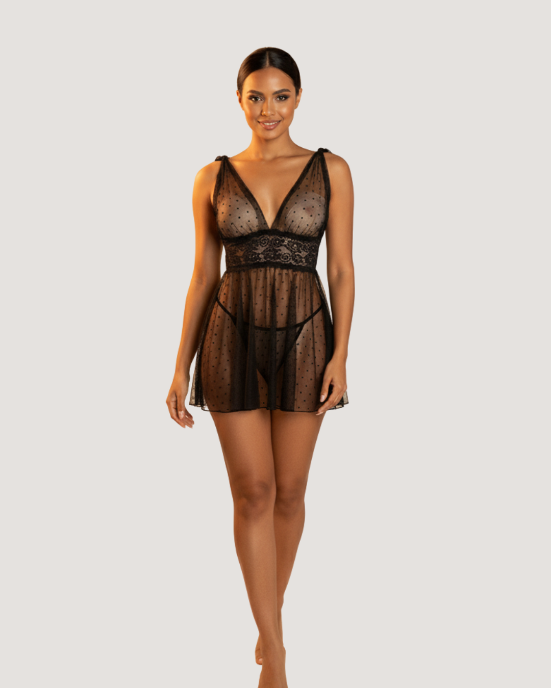 Sensual Spotty Babydoll