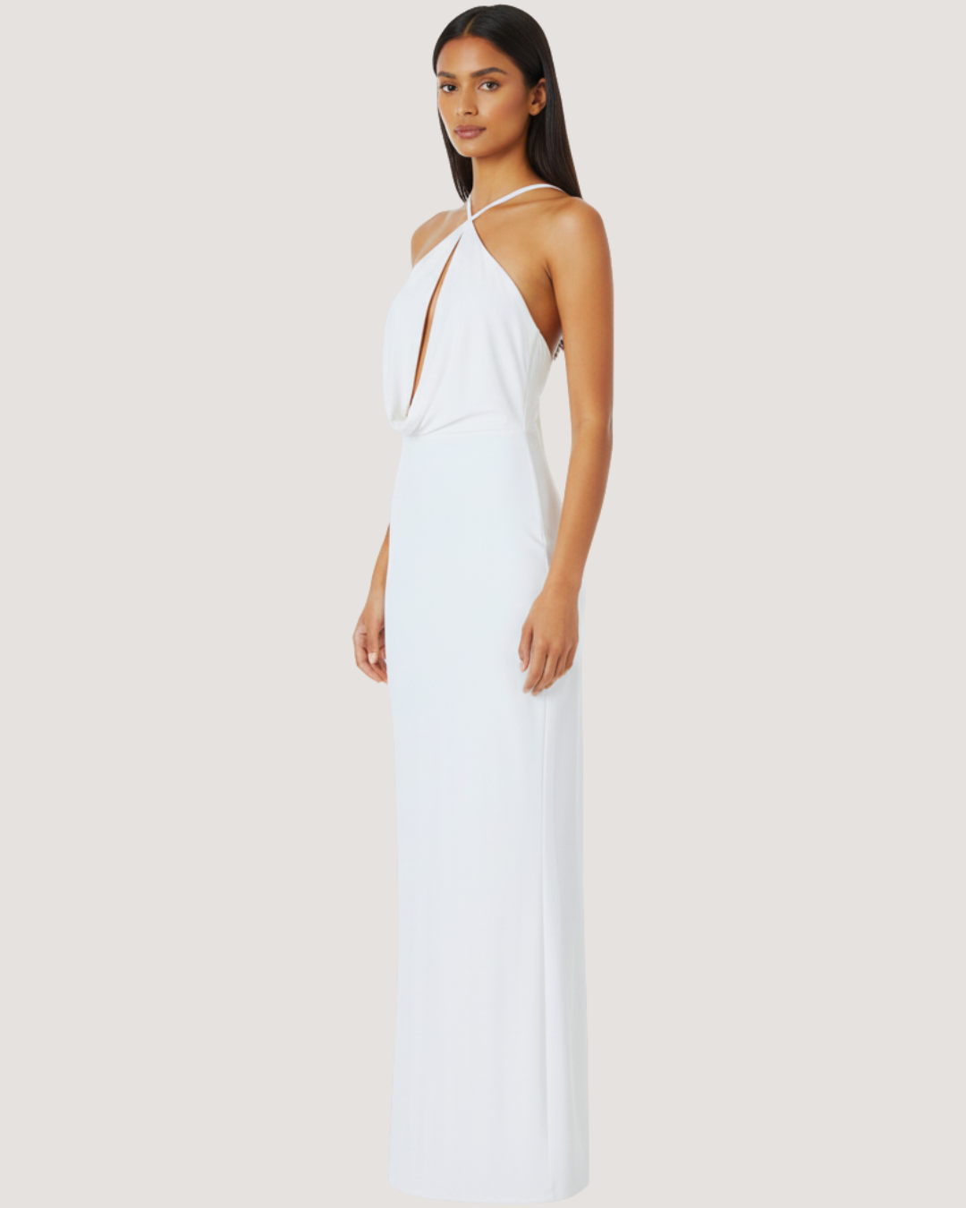 Seraphina Halter Column Maxi Dress
