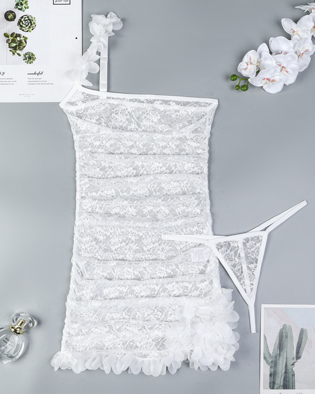 Serenade in Lace Dress