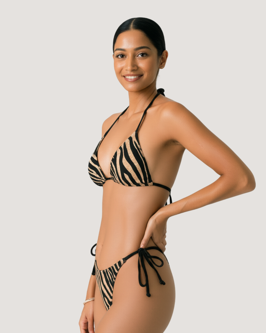 Silver Safari Bikini Set