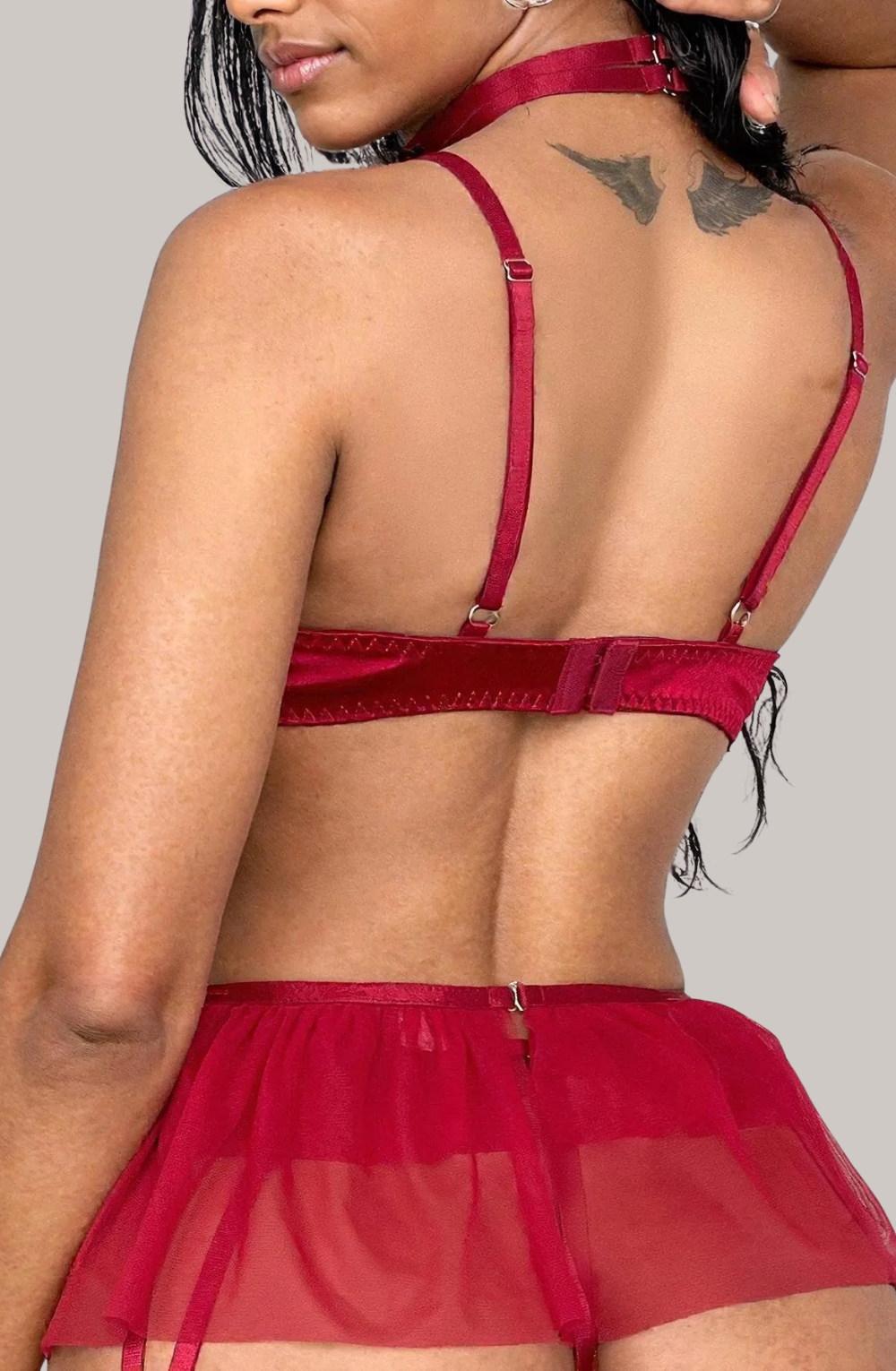 Twilight Desire Mini Skirt Lingerie Set