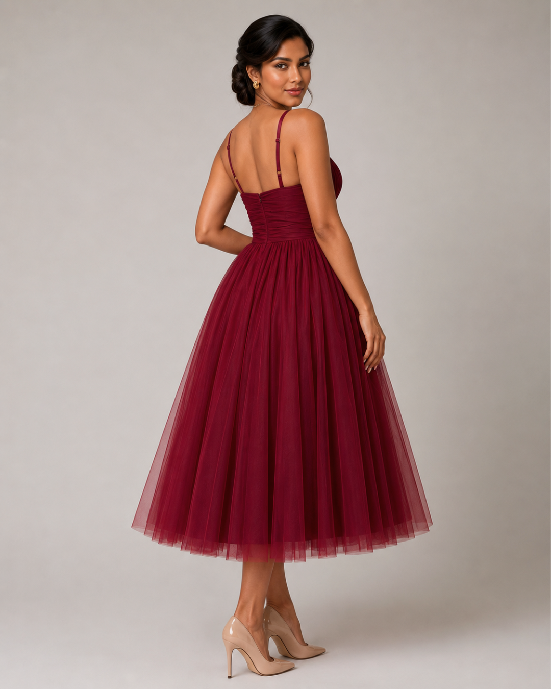 Camille Princess Midi Dress