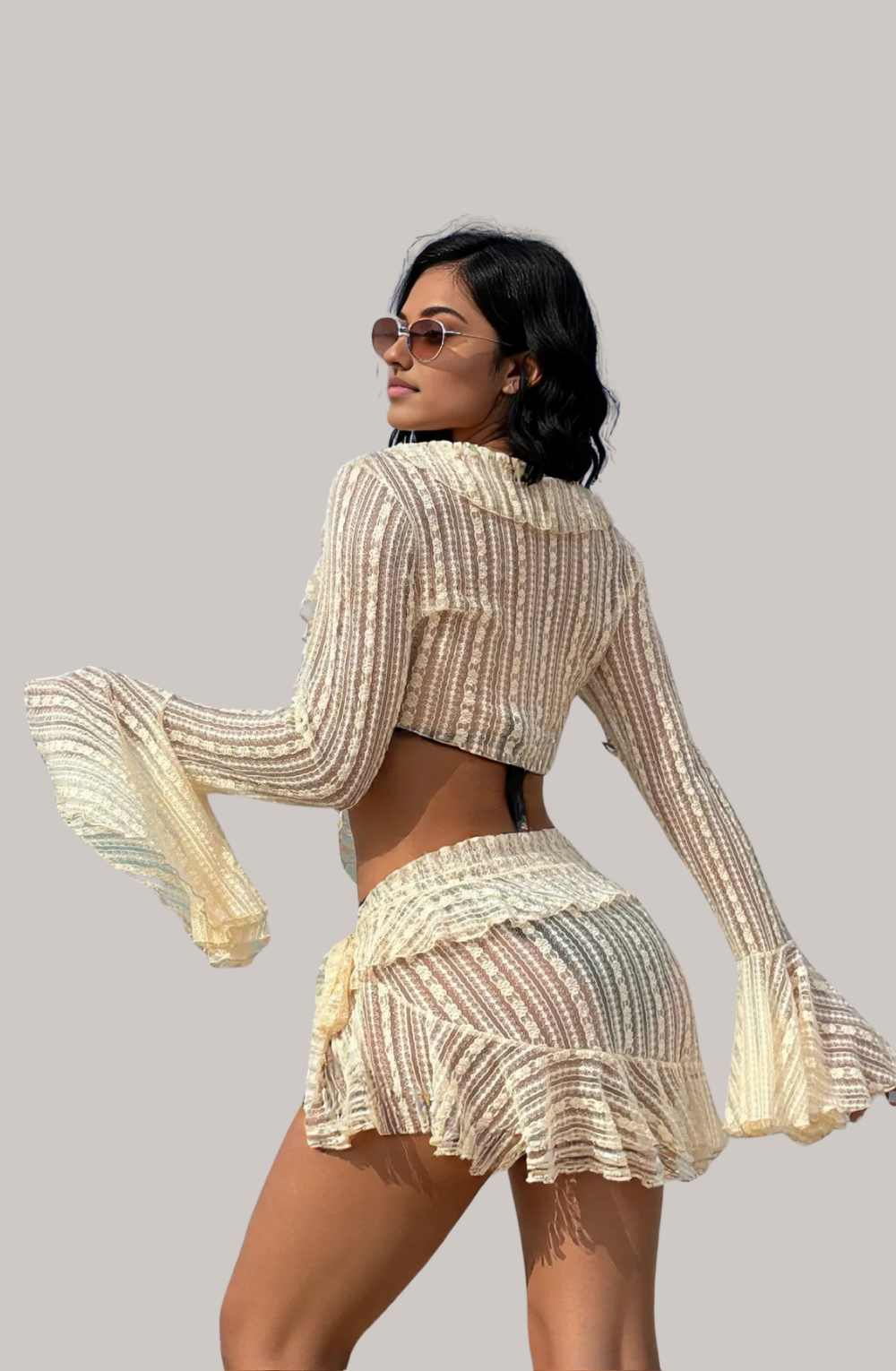 WaveKiss Lace 4-Piece  Bikini Set