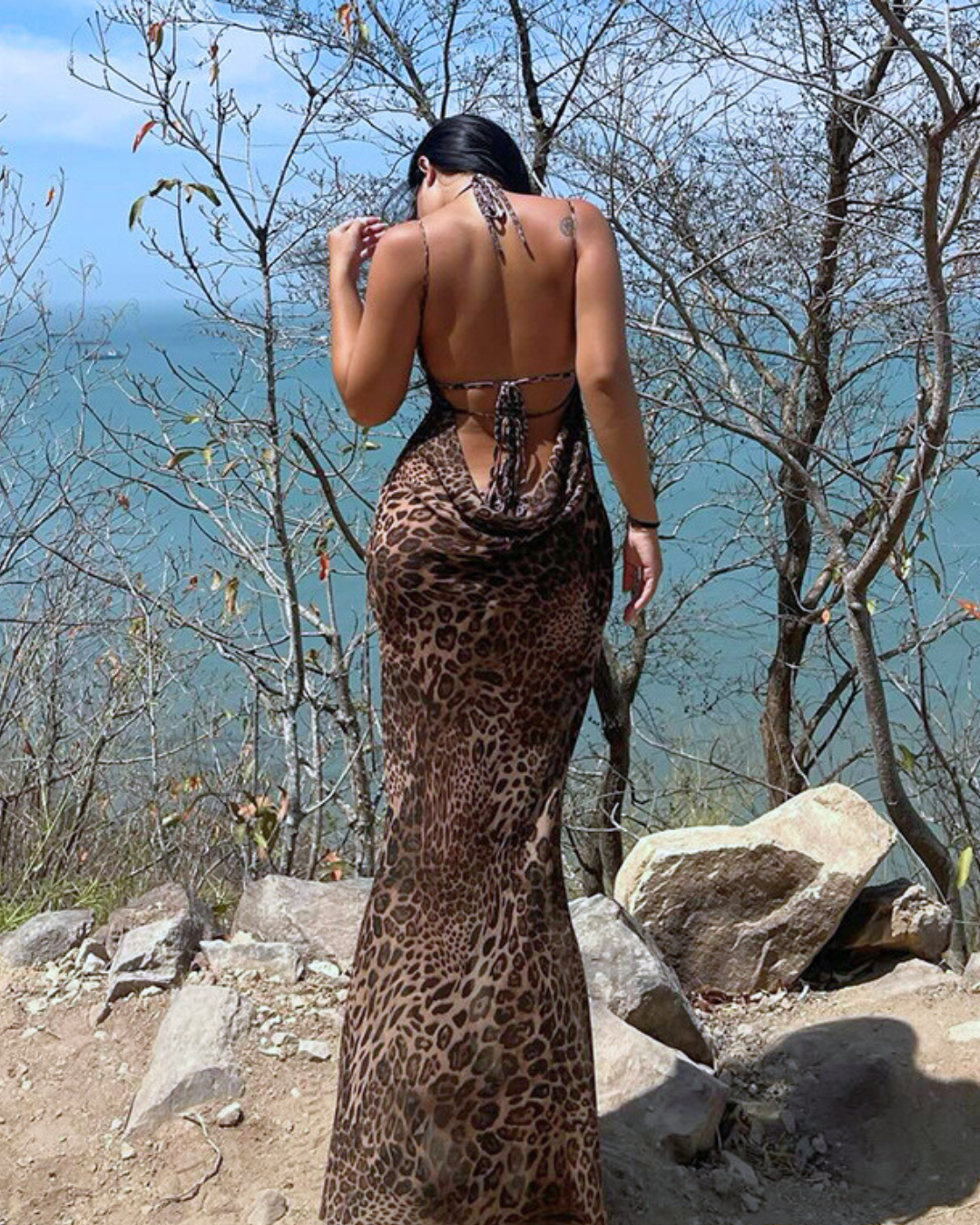 Wild Elegance Maxi Dress