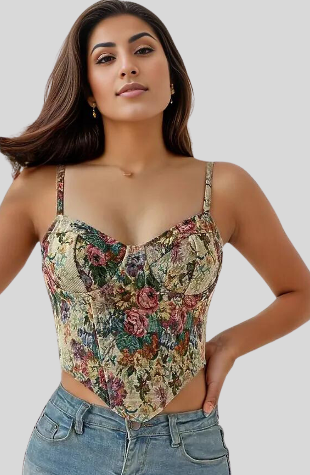Wild and Chic Backless Corset Top, VC SECRET