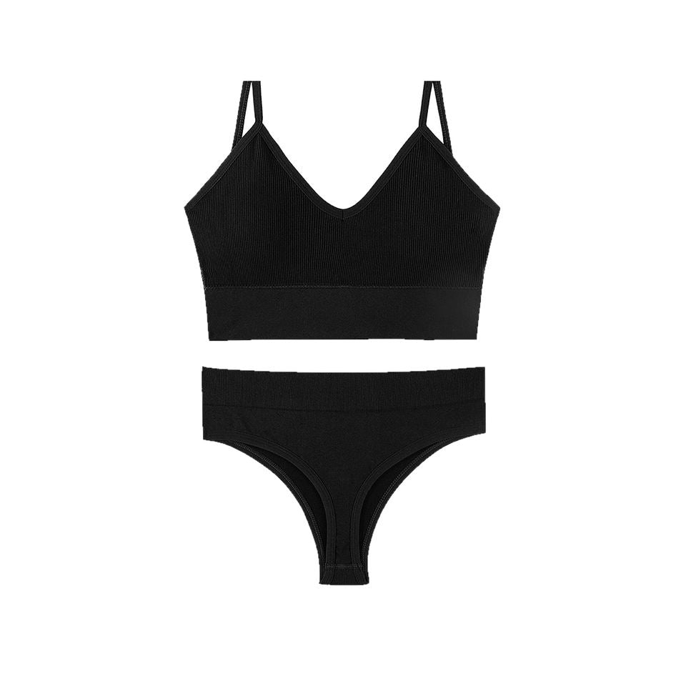 Seamless Push Up Bralette Set