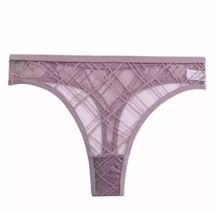 Mesh Transparent G-String Thong