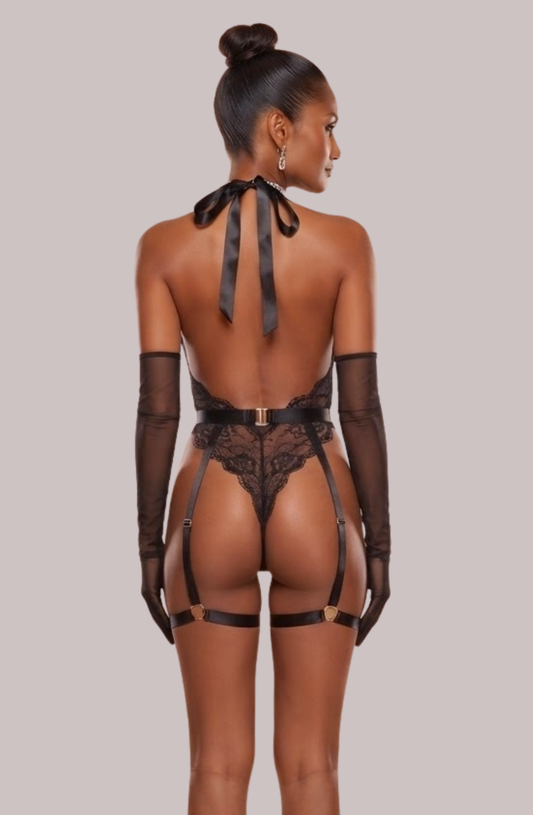 Enigma Plunge Lace Teddy