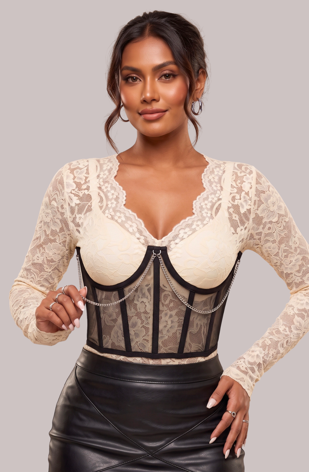 Private Affair Chain Corset