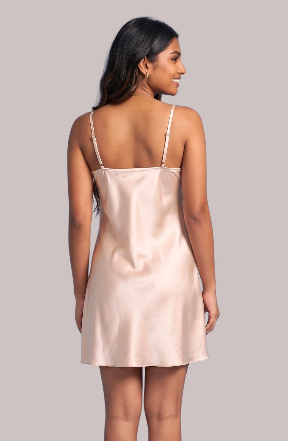 Lacefall Satin Slip Nightdress