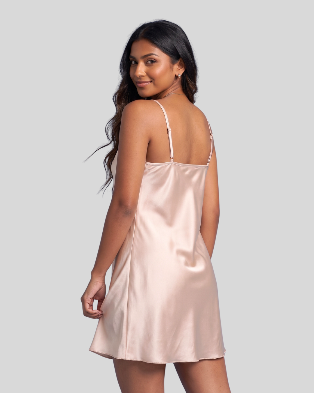 Lacefall Satin Slip Nightdress