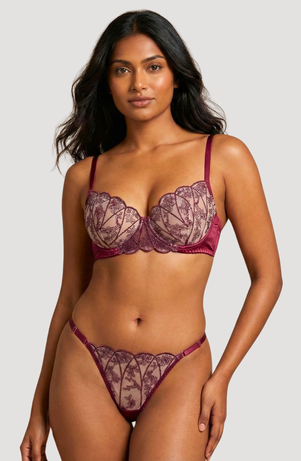 Amara Balconette Bra and Panty Set