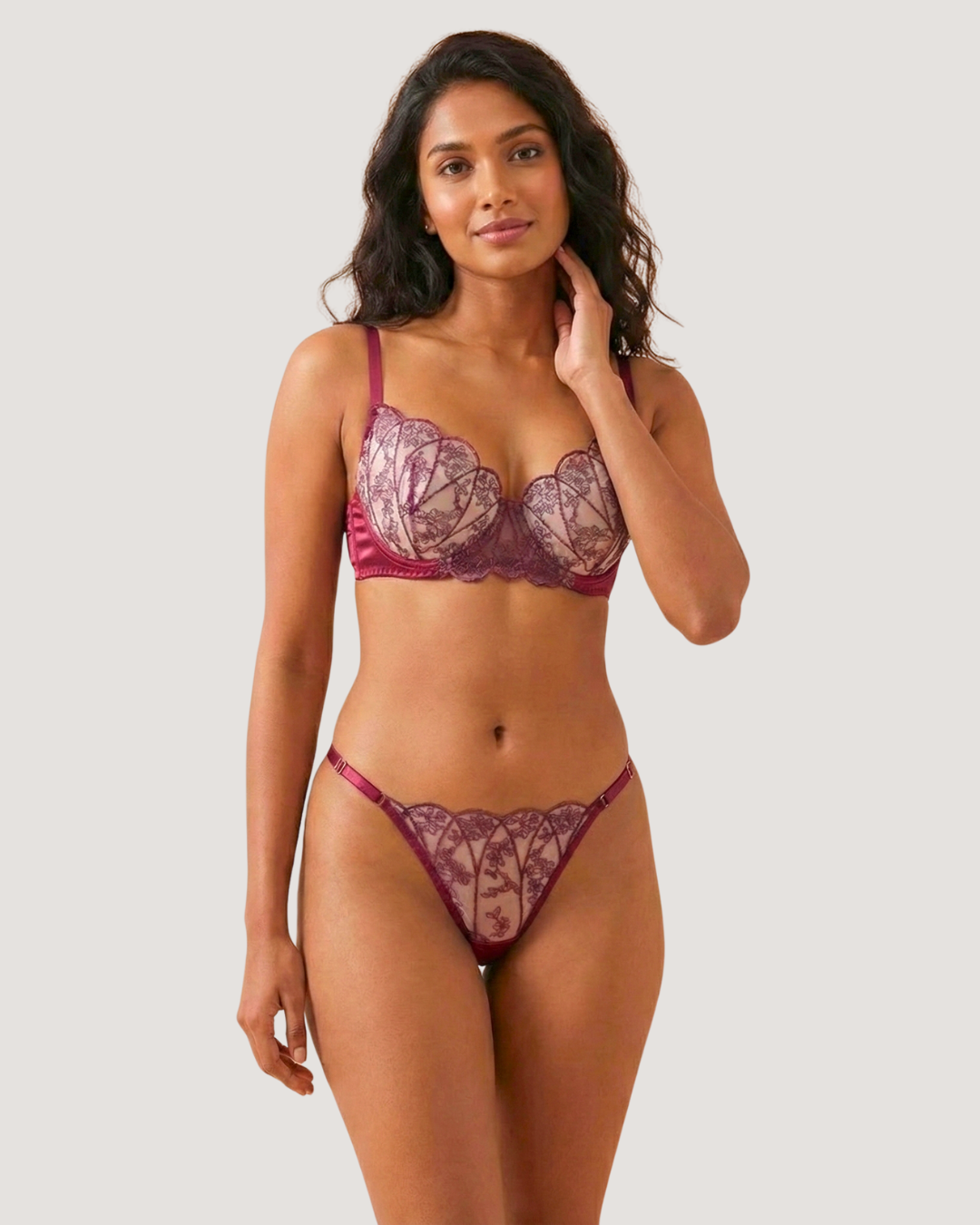 Amara Balconette Bra and Panty Set