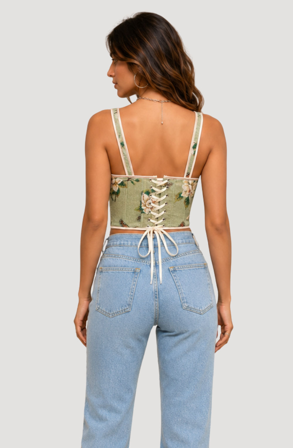 Amélie Floral Corset Top