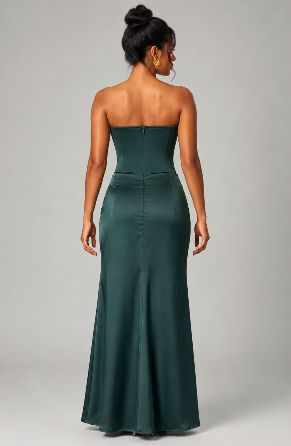 Anaëlle Draped Corset Maxi Dress