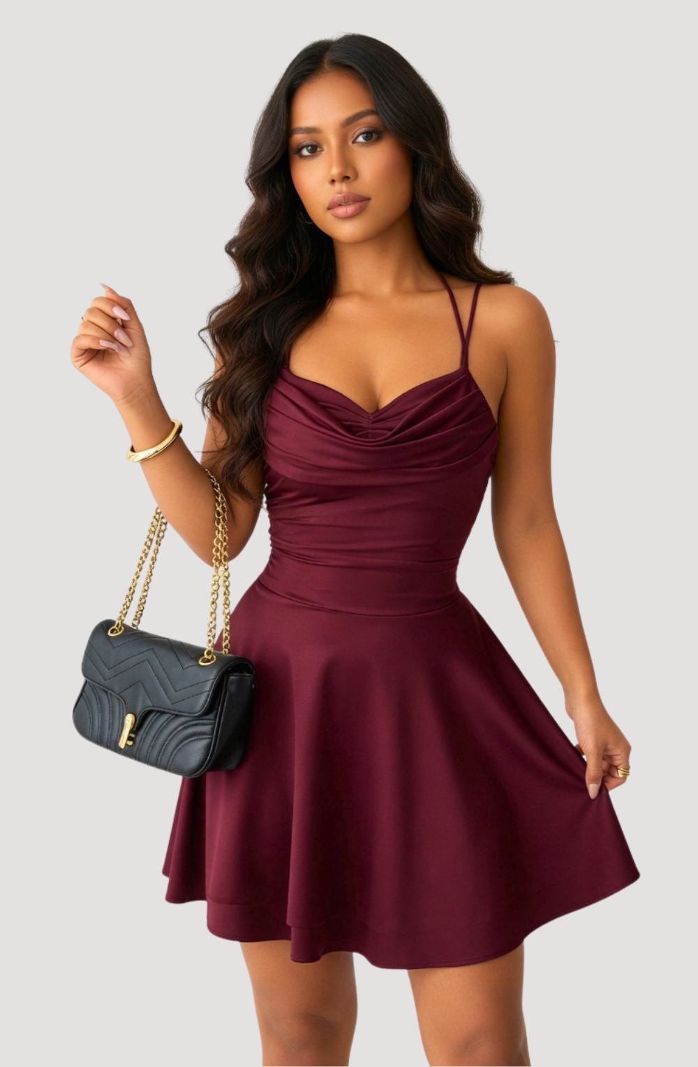 Ariana Bust Fit Mini Dress