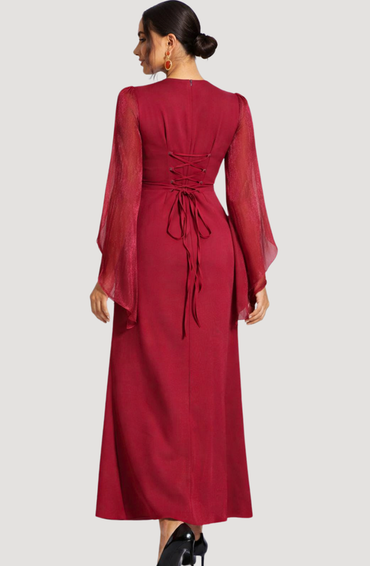 Aurelia Ruched Bodice Maxi Dress