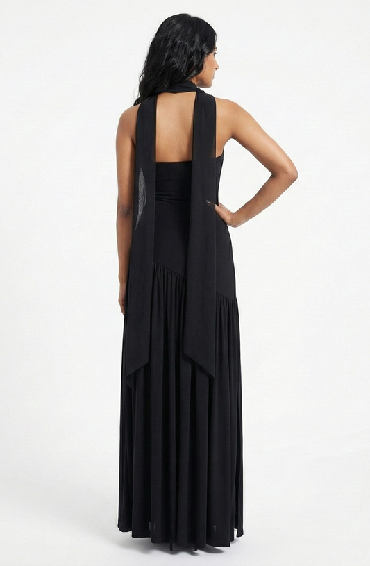 Avani Strapless Scarf Dress